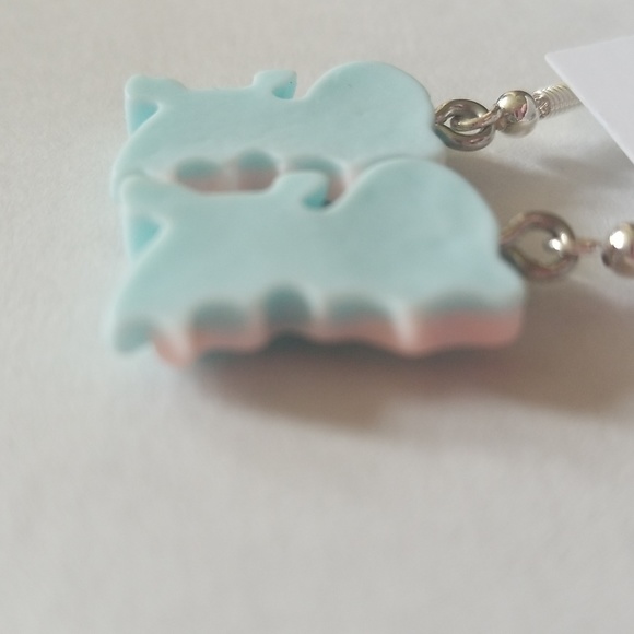 Dinasour earrings - Picture 5 of 5